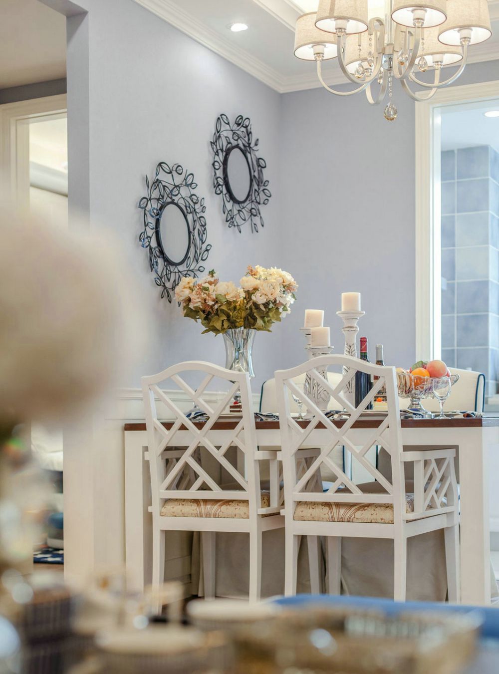 北京裝修案例上河灣小區(qū)108平米、地中海風格