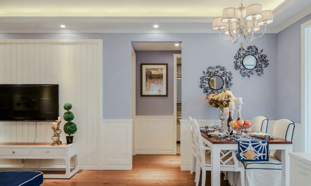 北京裝修案例上河灣小區(qū)108平米、地中海風格