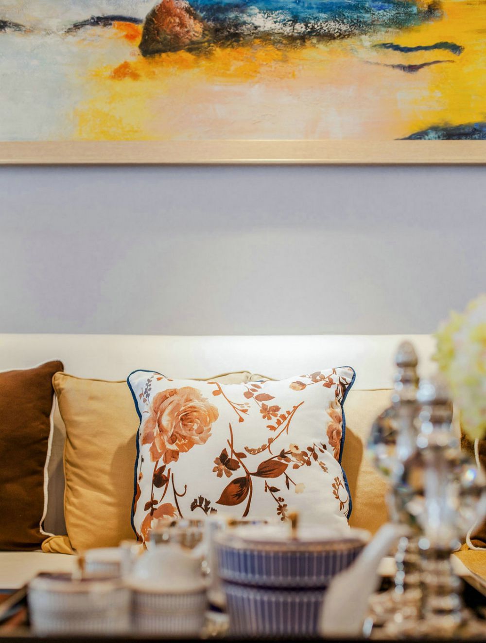 北京裝修案例上河灣小區(qū)108平米、地中海風格