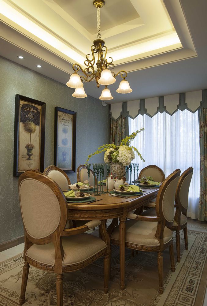 北京裝修案例沿湖小區(qū) 美式風格