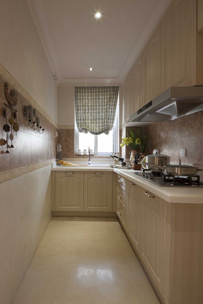 北京裝修案例沿湖小區(qū) 美式風格