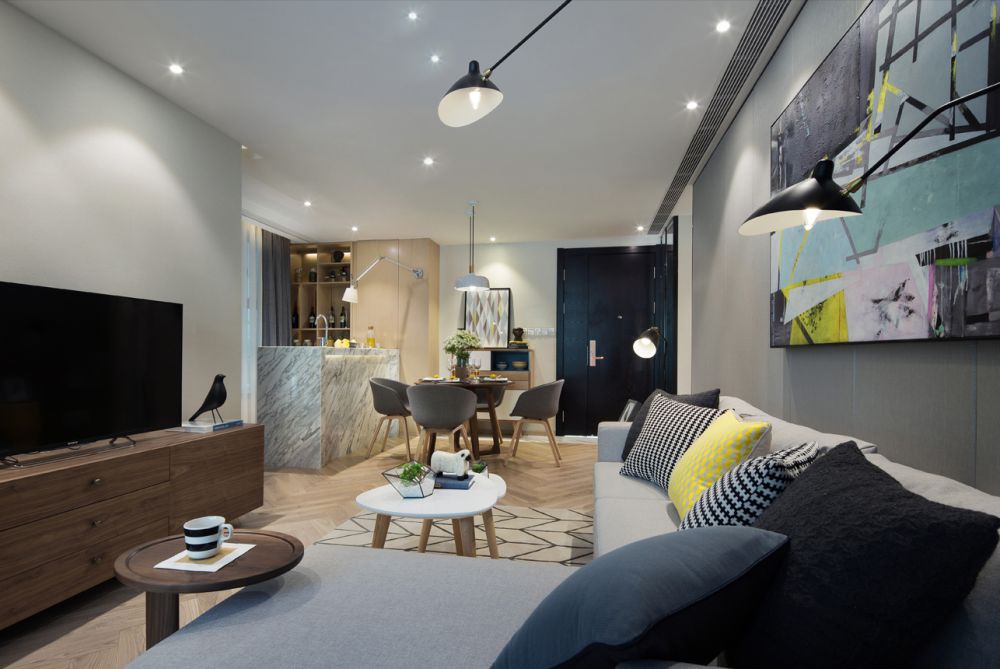 北京裝修案例果園西里 現(xiàn)代風格