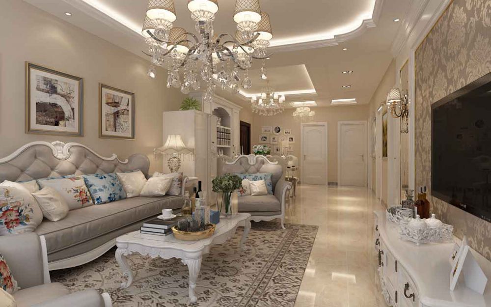 北京裝修案例橡樹灣一期  歐式風格