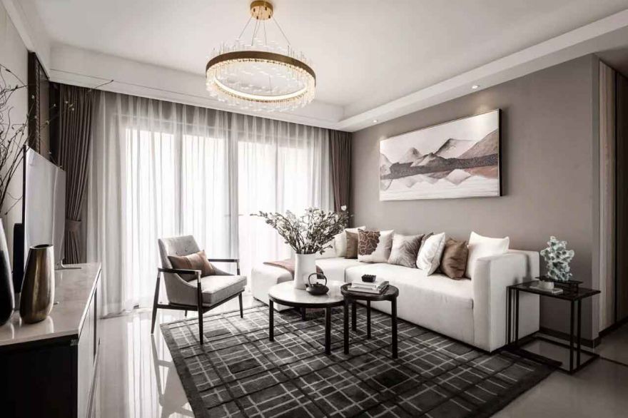 北京裝修案例150㎡現(xiàn)代簡約世紀(jì)家園